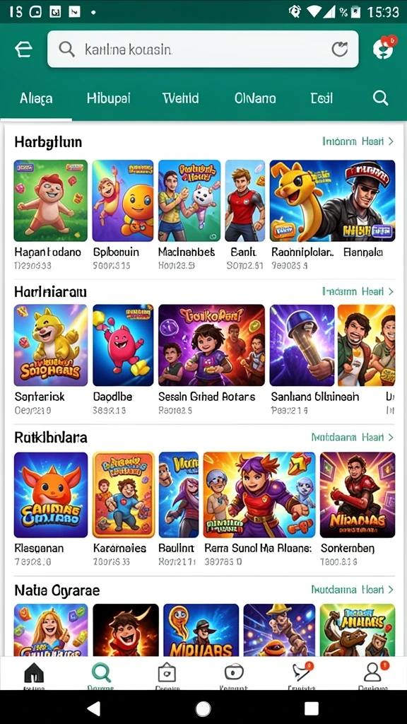 Karakter dengan kemampuan unik siap menjelajah.
