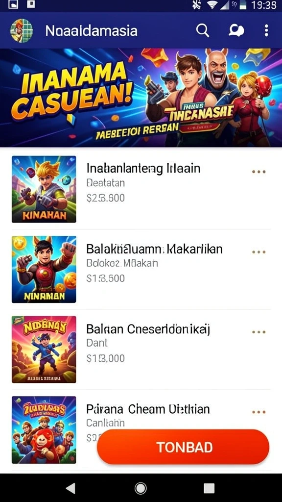 Tampilan antarmuka yang intuitif dan menarik.