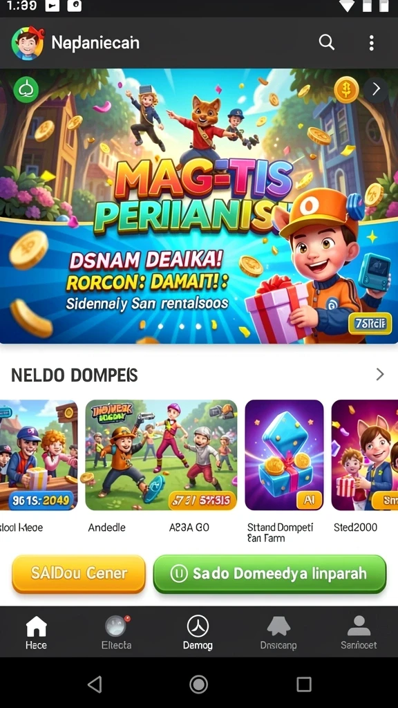 Screenshot menunjukkan karakter utama dalam aksi.