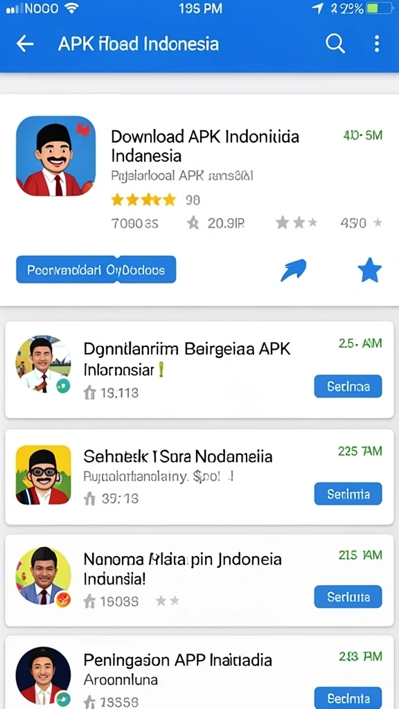 Tampilan antarmuka utama yang menarik dan mudah digunakan.