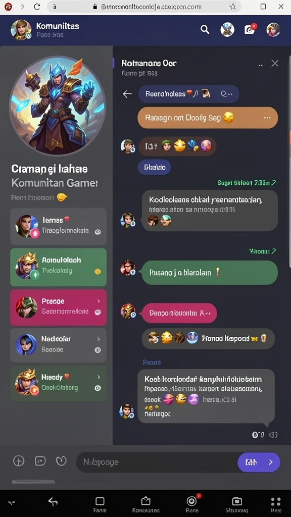 Fitur sosial untuk bermain bersama teman.