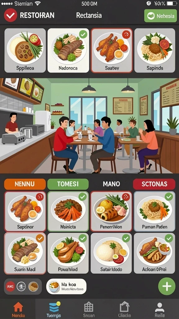 Tampilan antarmuka yang mudah dinavigasi.