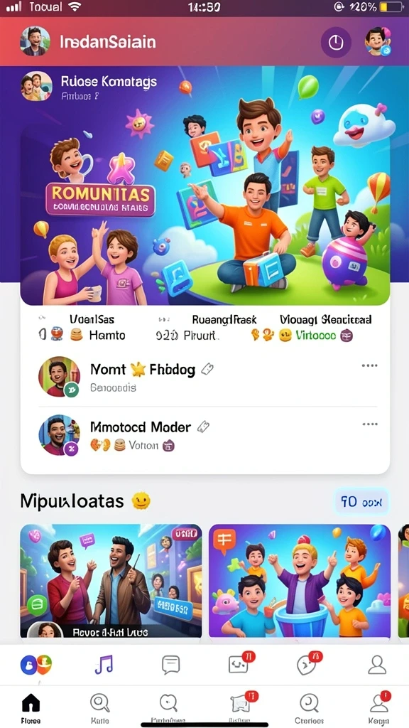 Mode permainan multiplayer yang seru dan menantang.