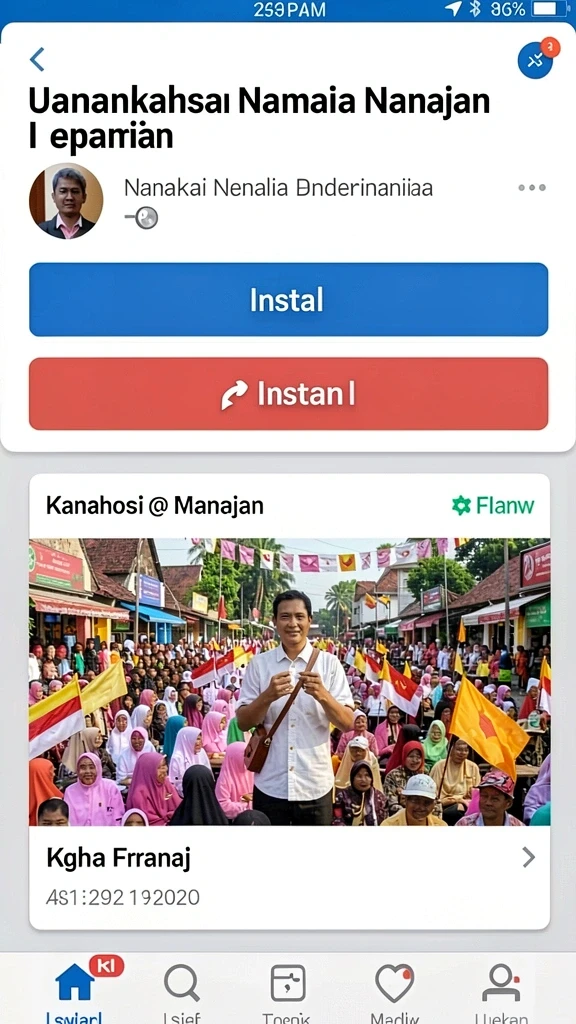 Tampilan antarmuka yang modern dan mudah dinavigasi.