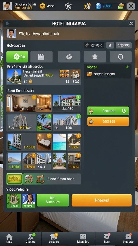 Karakter-karekter dengan desain atraktif dan unik.