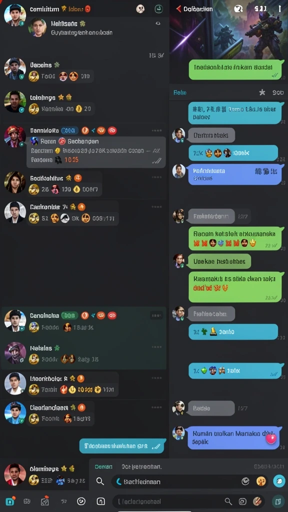 Fitur komunitas yang memudahkan interaksi antar pemain.