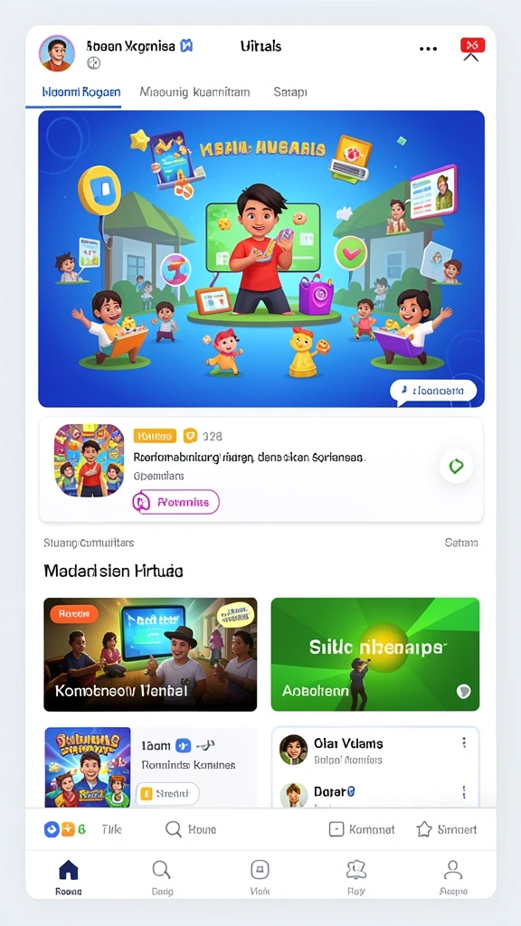 Grafis cerah dan penuh warna yang memikat.