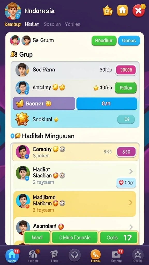 Level permainan yang menantang dan seru untuk dijelajahi.