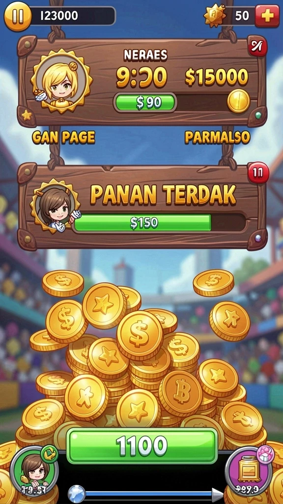 Beragam jenis permainan yang menarik untuk dicoba.