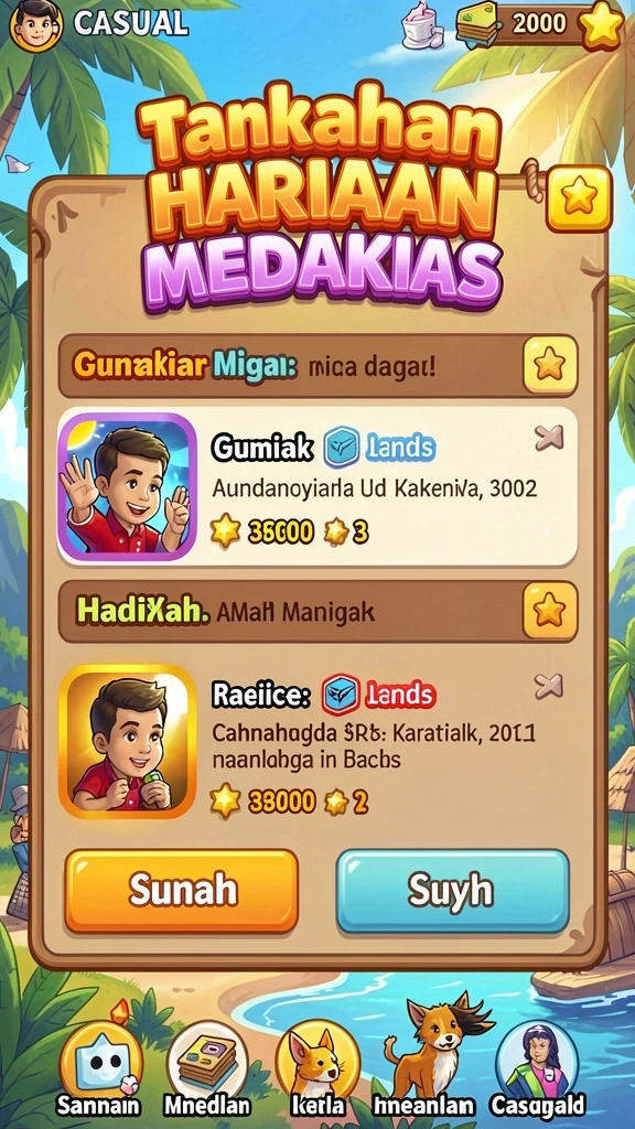 Mode multiplayer yang mengasyikkan dan seru.