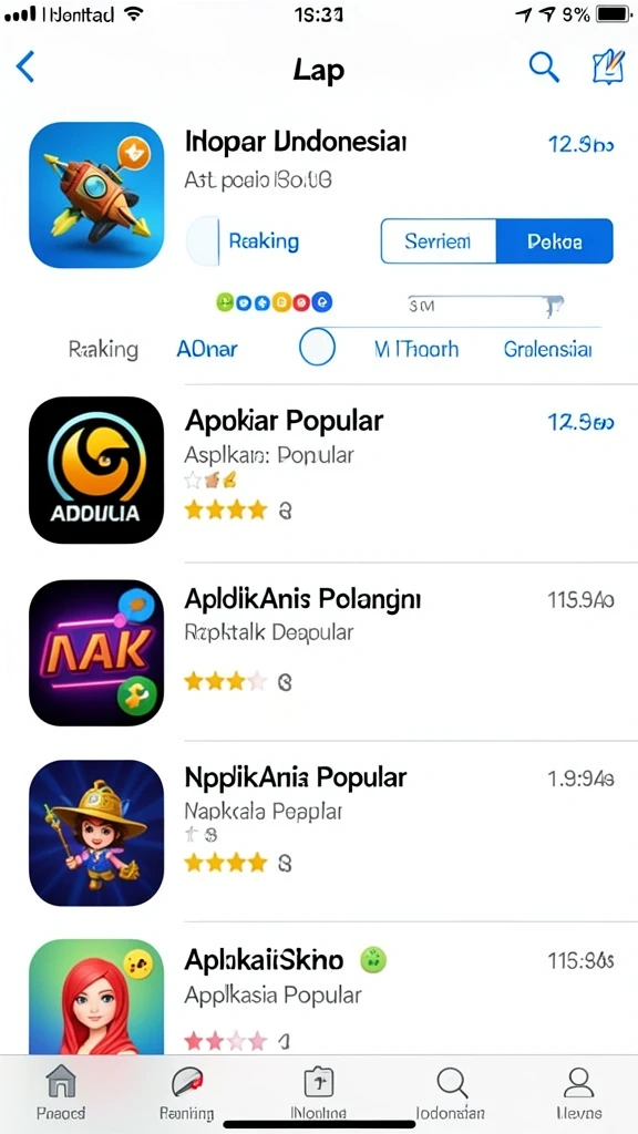 Tampilan antarmuka yang ramah pengguna dan menarik.