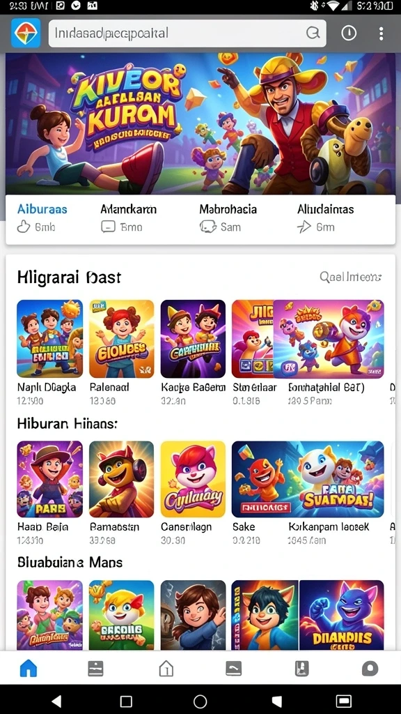 Tangkapan layar ketiga menampilkan sistem reward yang menarik.
