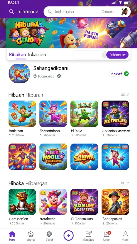 Beragam karakter yang bisa dipilih.