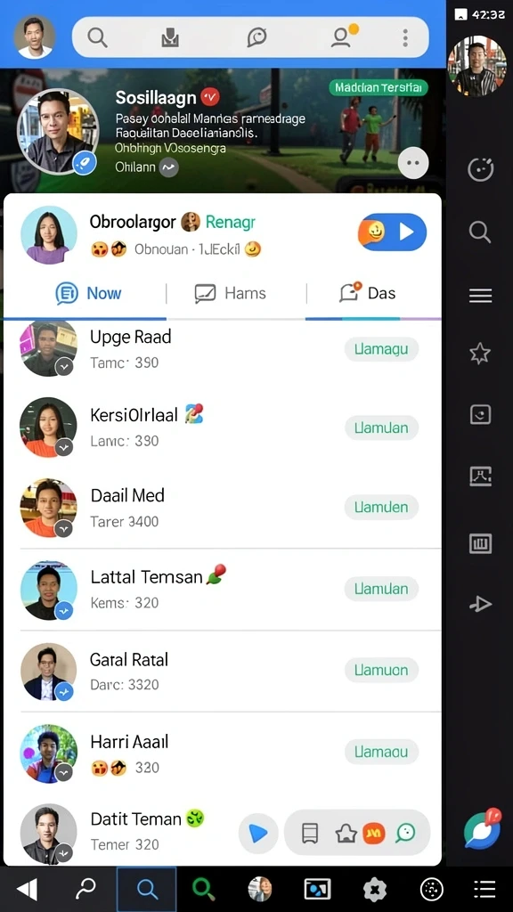 Tampilan antarmuka yang ramah pengguna dan menarik.