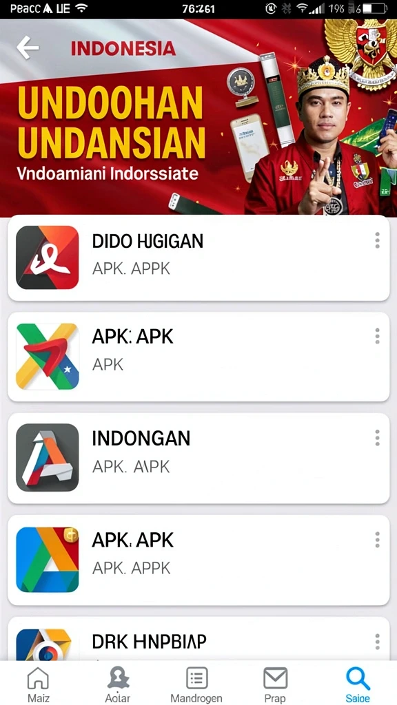 Tampilan antarmuka utama RAJACUAN dengan menu intuitif.