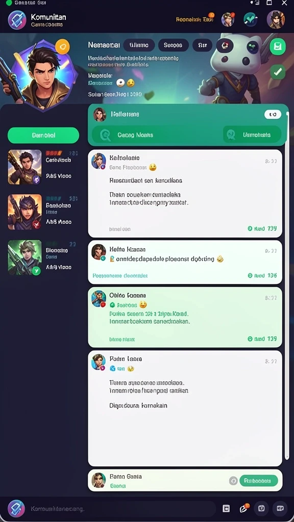 Tampilan grafik yang memukau dalam petualangan.