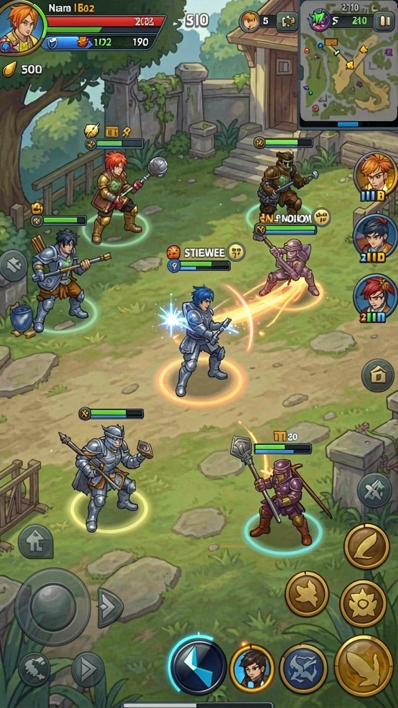 Tampilan awal game dengan grafik yang menawan.