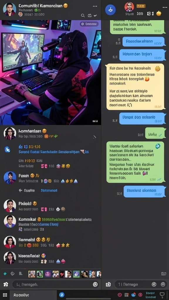 Tampilan antarmuka pengguna yang intuitif.