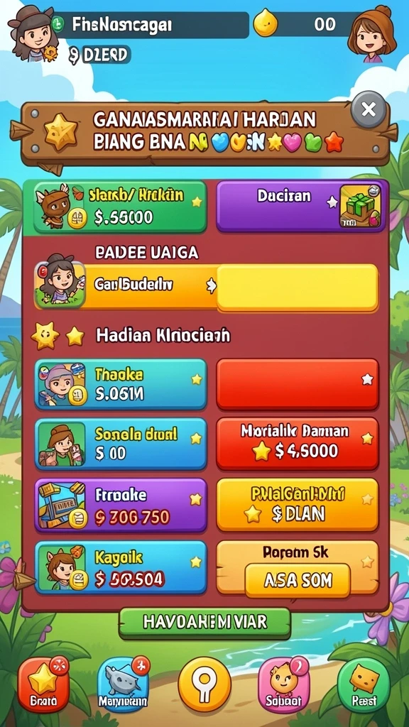 Tampilan awal game SATU77 yang memukau.