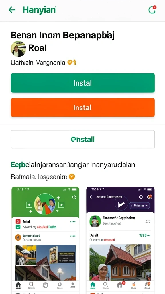 Karakter-karakter menarik yang bisa dipilih dalam permainan.
