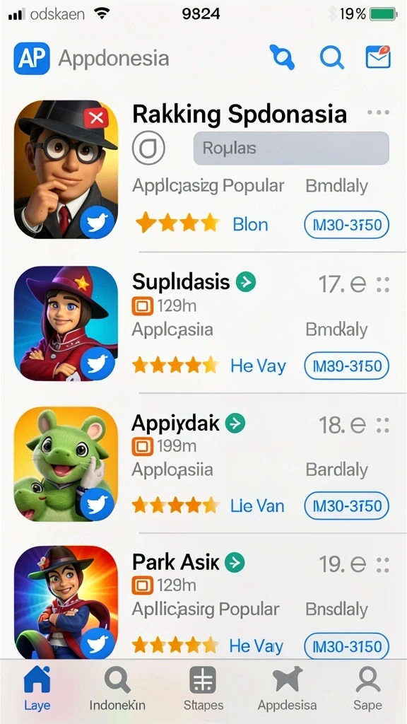 Tampilan permainan yang dinamis dan menarik.