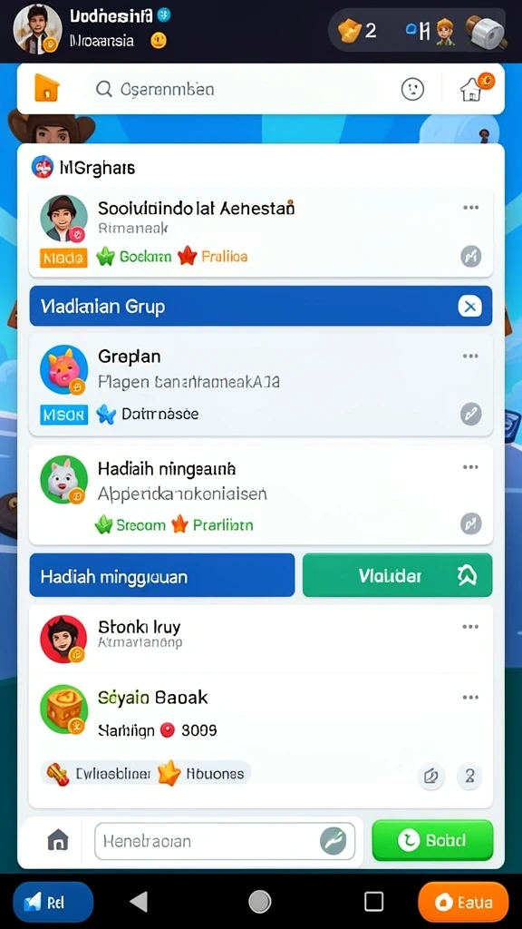 Tampilan antarmuka yang intuitif dan mudah dipahami.