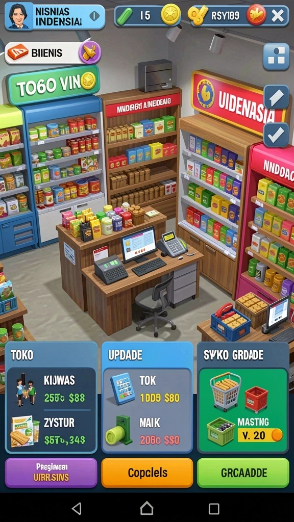 Screenshot menunjukkan karakter utama dalam aksi pertempuran.